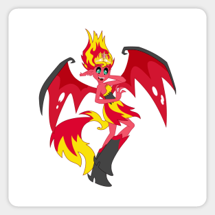 Demon Sunset Shimmer 4 Sticker